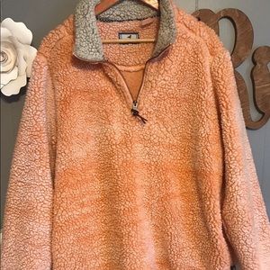 Properly tied Sherpa pullover